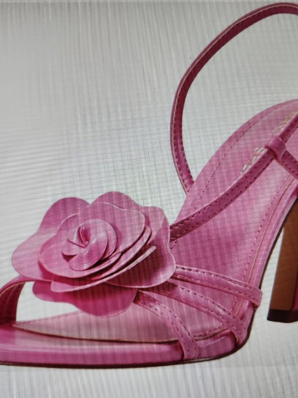 Marc Fisher "Hallan" Pink Heeled Sandals. New, floor model? Size 5